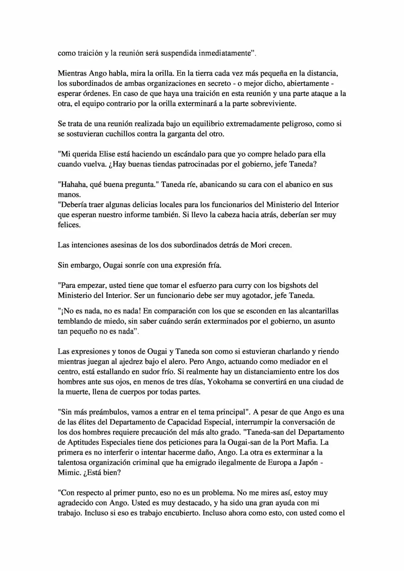 Osamu Dazai Y La Era Oscura (Novela) - Capítulo 4 - Página 6 - LectorTMOo