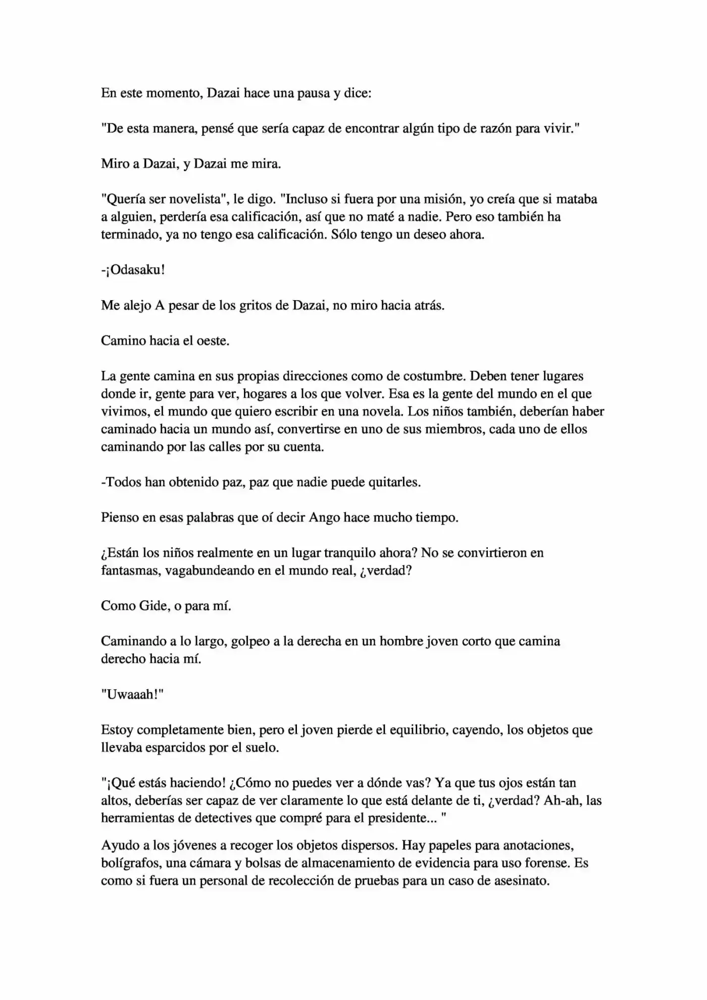 Osamu Dazai Y La Era Oscura (Novela) - Capítulo 4 - Página 11 - LectorTMOo