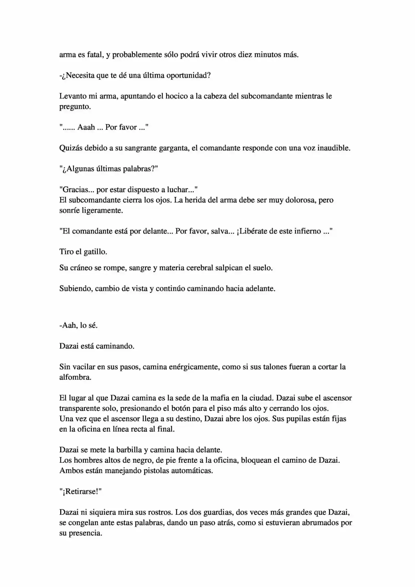 Osamu Dazai Y La Era Oscura (Novela) - Capítulo 4 - Página 19 - LectorTMOo