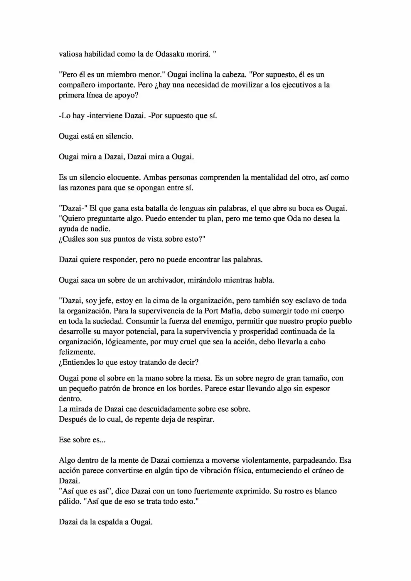 Osamu Dazai Y La Era Oscura (Novela) - Capítulo 4 - Página 21 - LectorTMOo