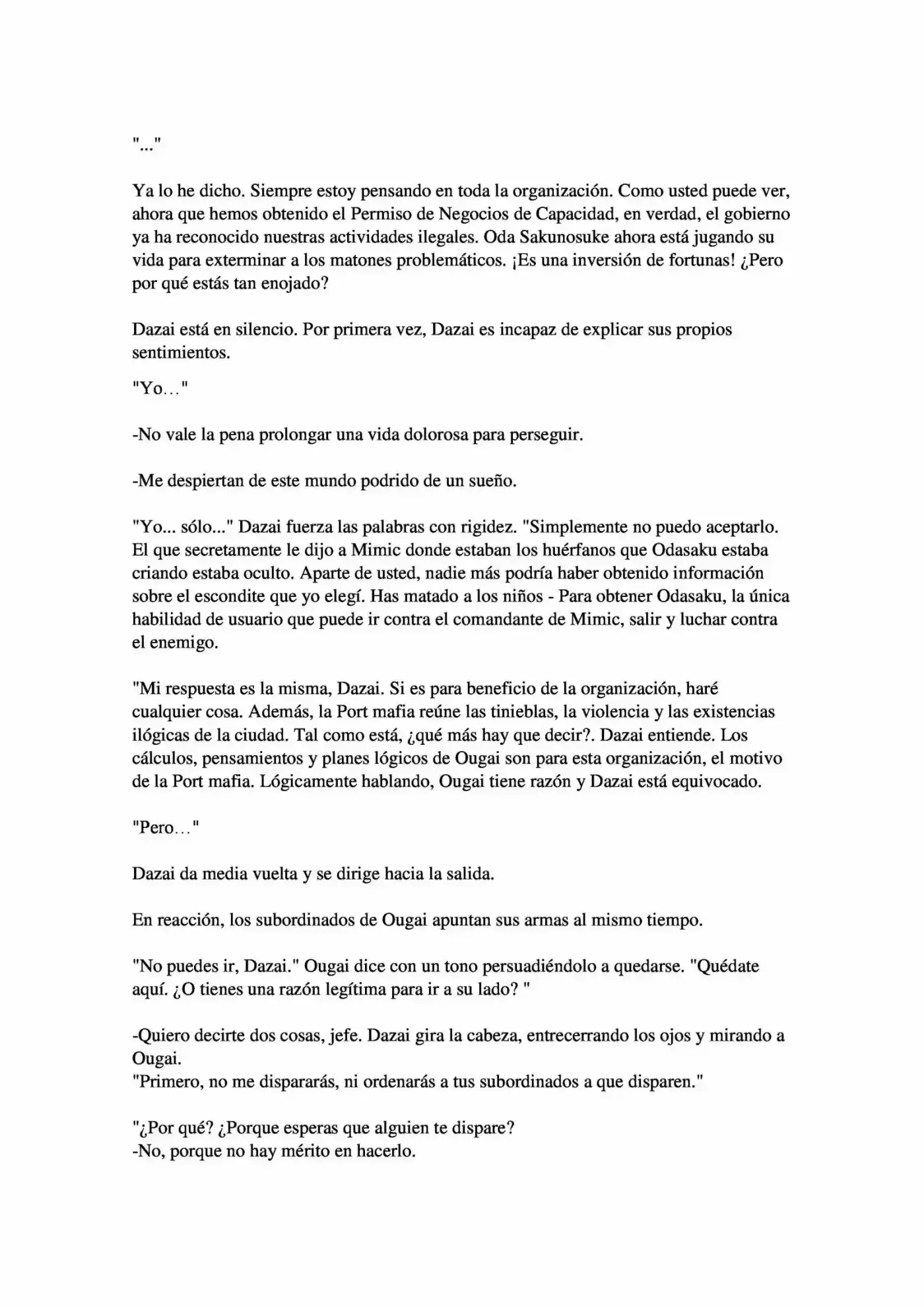 Osamu Dazai Y La Era Oscura (Novela) - Capítulo 4 - Página 29 - LectorTMOo
