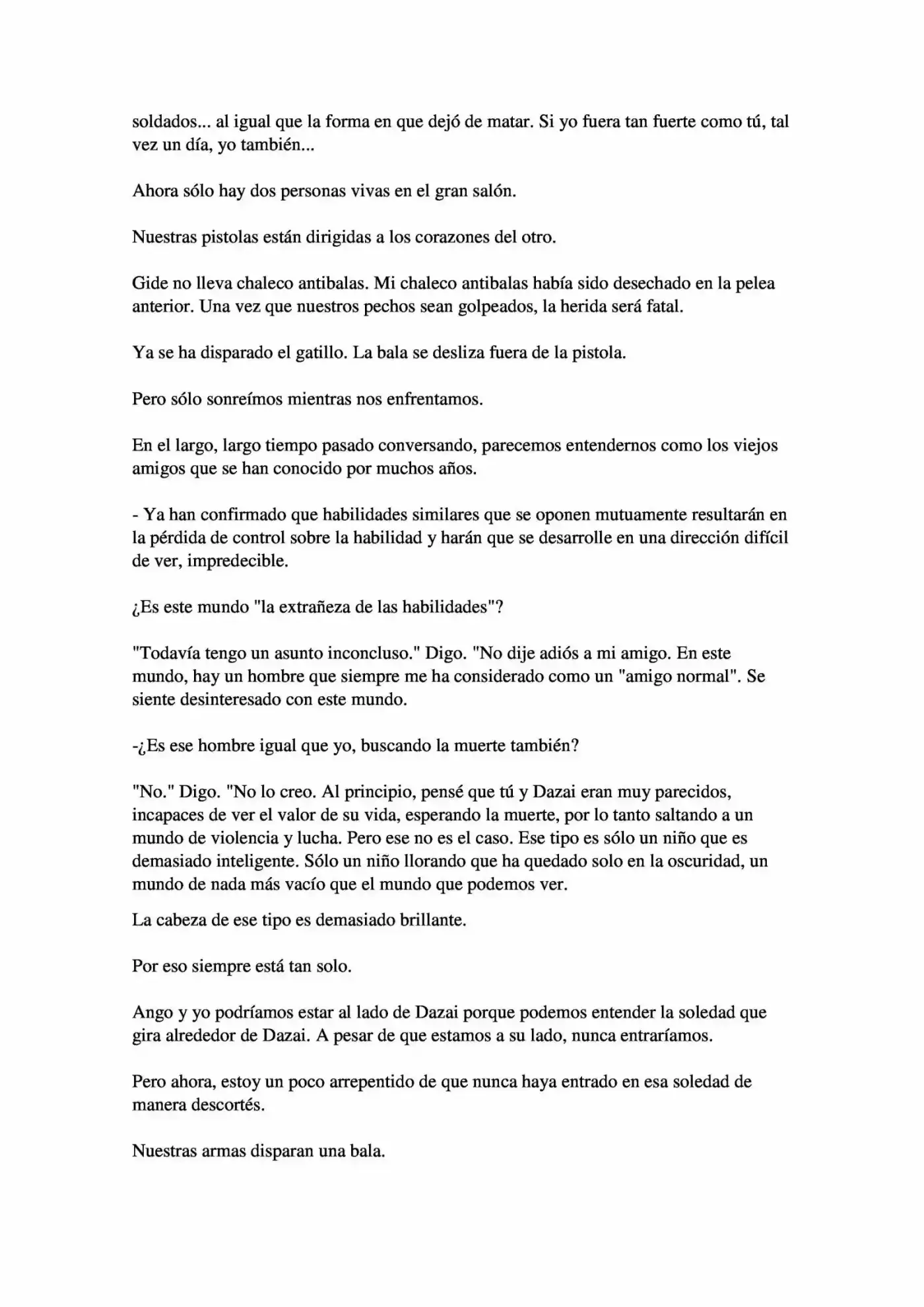 Osamu Dazai Y La Era Oscura (Novela) - Capítulo 4 - Página 34 - LectorTMOo