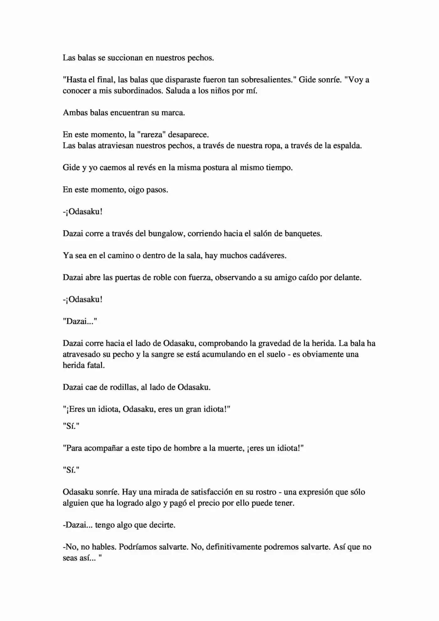 Osamu Dazai Y La Era Oscura (Novela) - Capítulo 4 - Página 35 - LectorTMOo