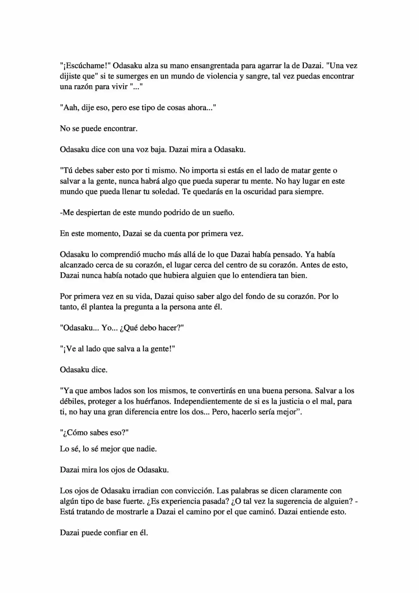 Osamu Dazai Y La Era Oscura (Novela) - Capítulo 4 - Página 36 - LectorTMOo