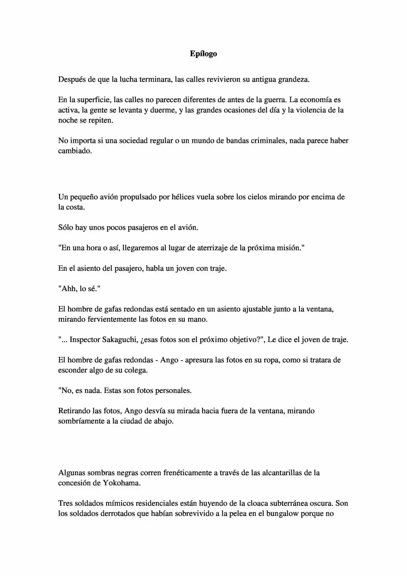 Osamu Dazai Y La Era Oscura (Novela) - Capítulo 5 - Página 1 - LectorTMOo