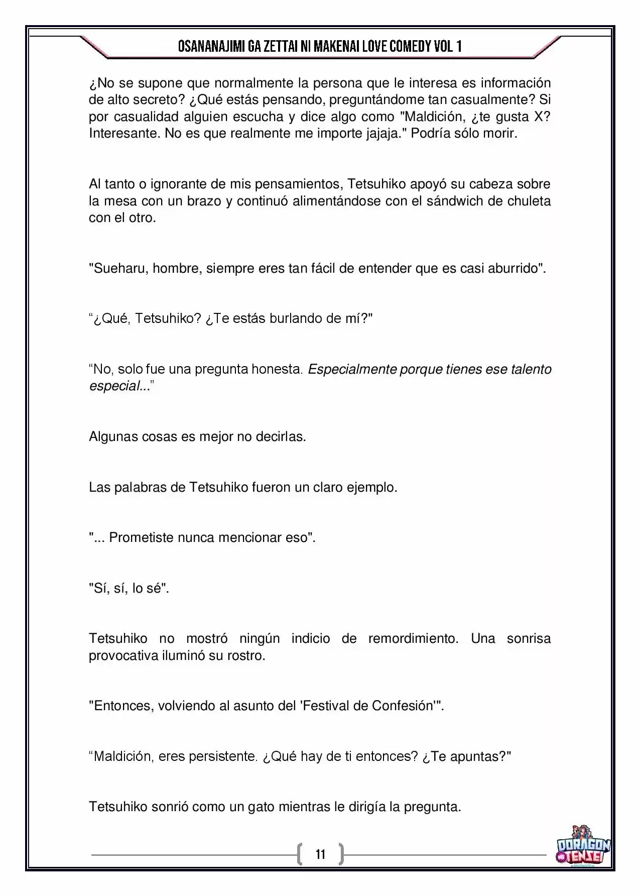 Osananajimi ga Zettai ni Makenai Love Comedy (Novela) - Capítulo 1 - Página 5 - LectorTMOo