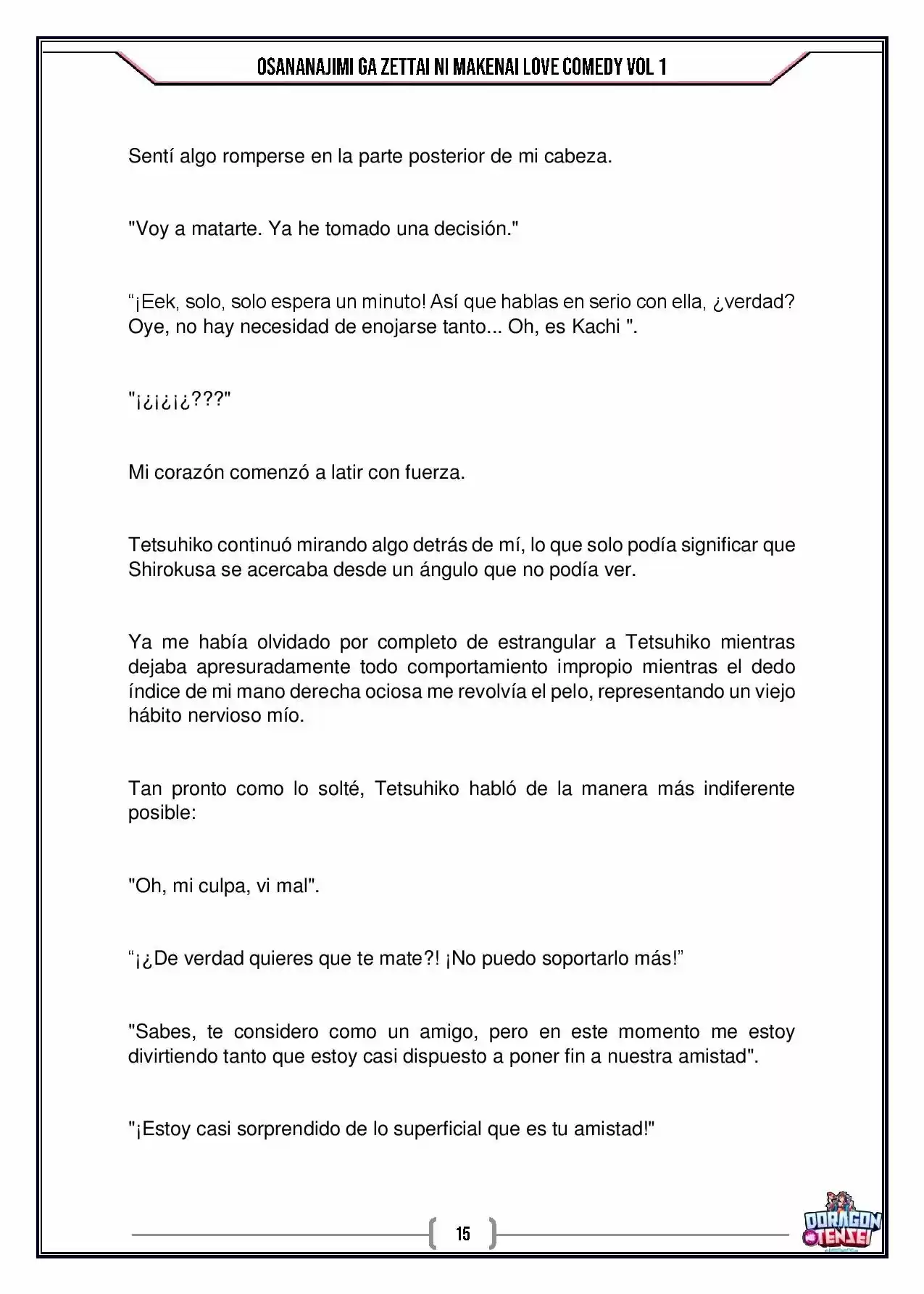 Osananajimi ga Zettai ni Makenai Love Comedy (Novela) - Capítulo 1 - Página 9 - LectorTMOo