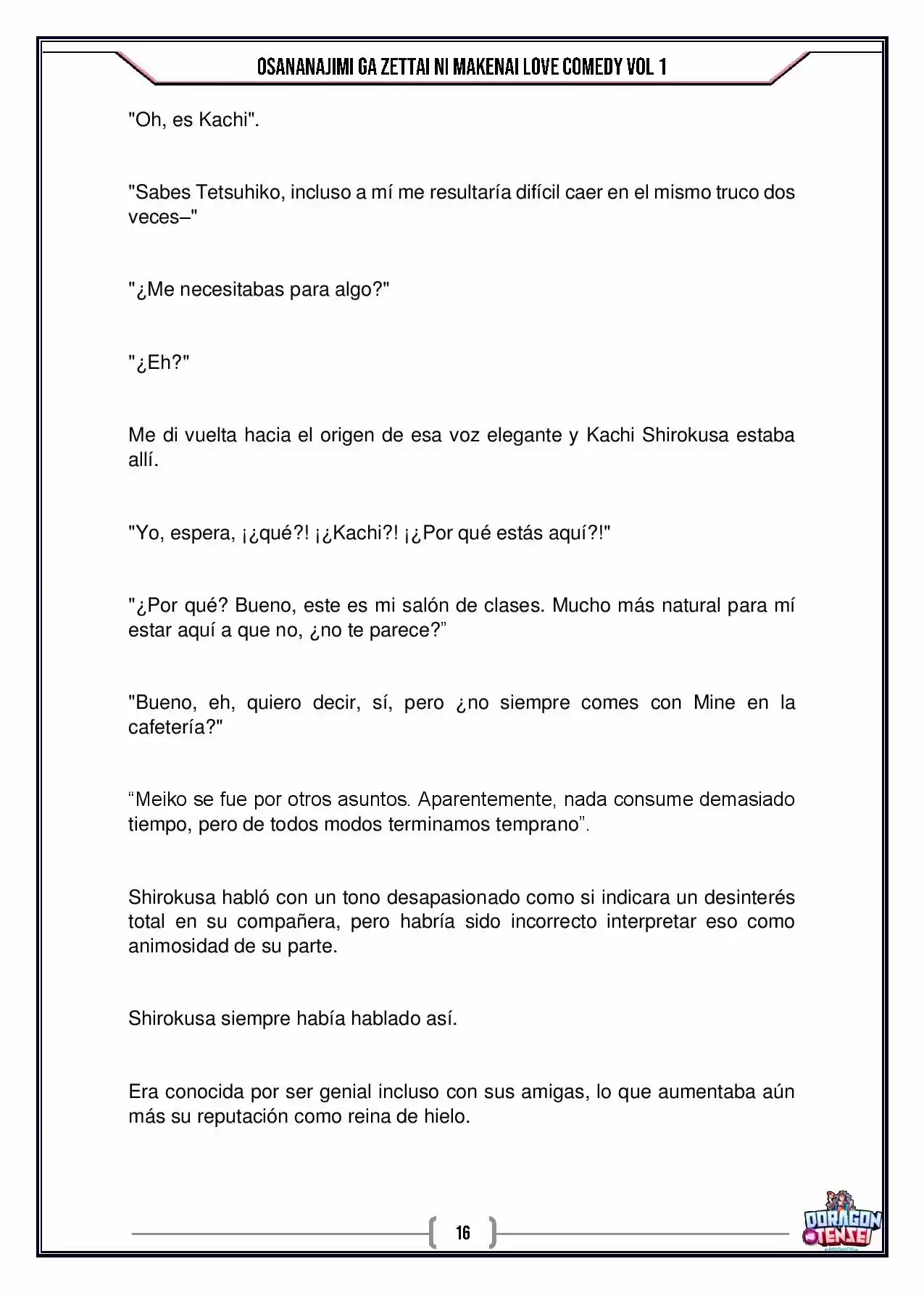Osananajimi ga Zettai ni Makenai Love Comedy (Novela) - Capítulo 1 - Página 10 - LectorTMOo