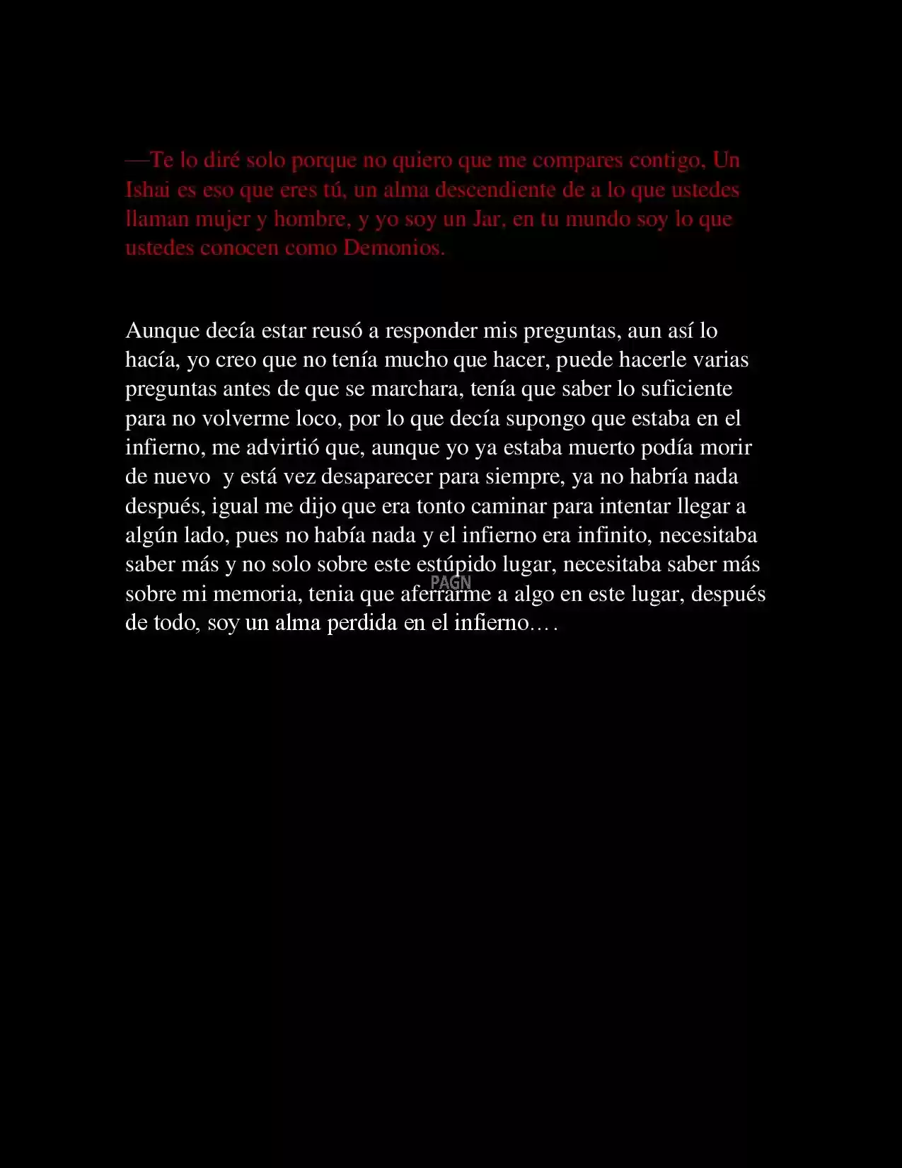 Oscuro Infierno (Novela) - Capítulo  - Página 6 - LectorTMOo