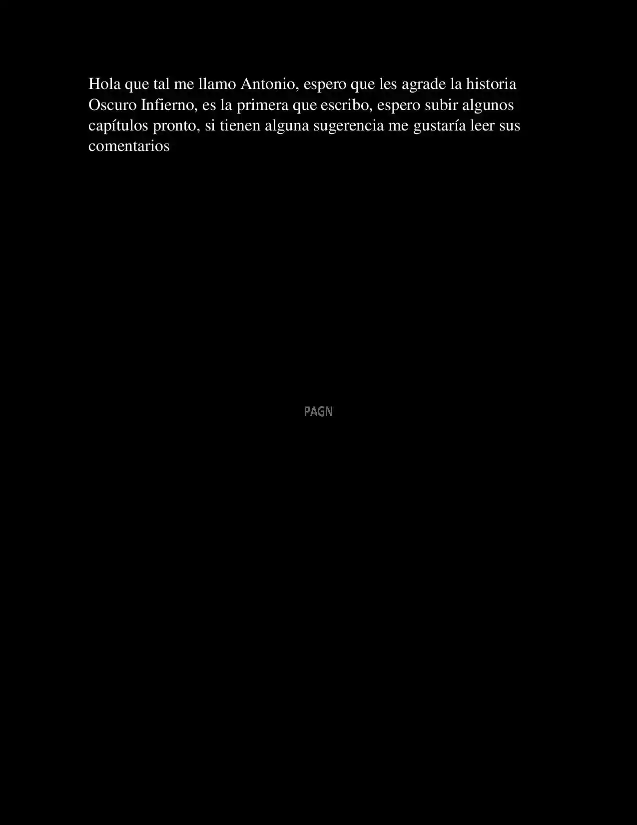 Oscuro Infierno (Novela) - Capítulo  - Página 7 - LectorTMOo