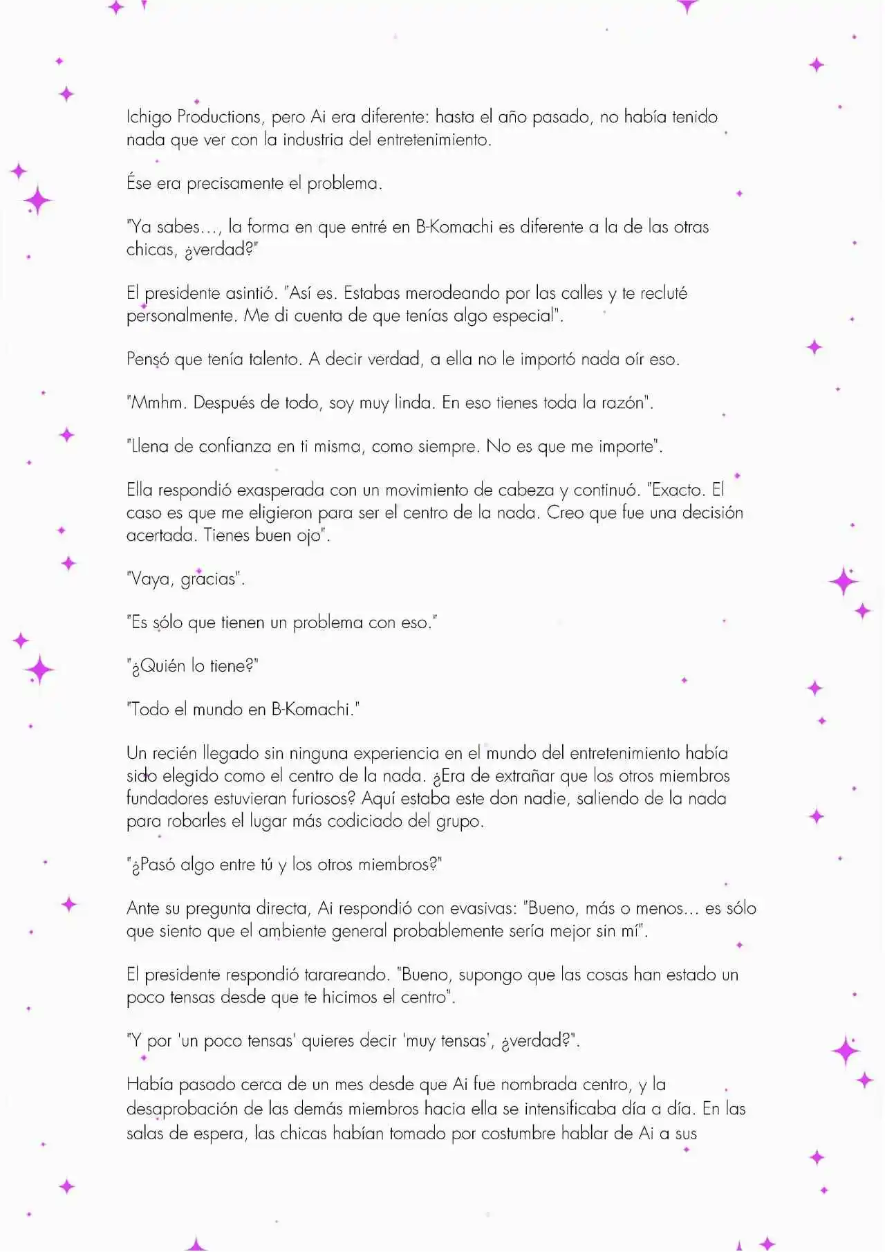 Oshi No Ko: Spica, The First Star (Novela) - Capítulo 1 - Página 7 - LectorTMOo