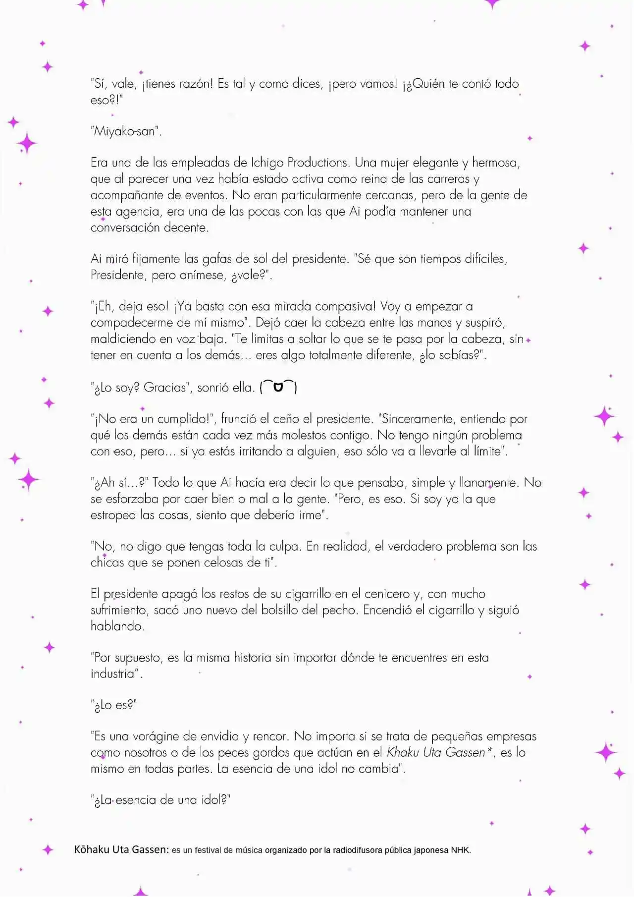 Oshi No Ko: Spica, The First Star (Novela) - Capítulo 1 - Página 10 - LectorTMOo