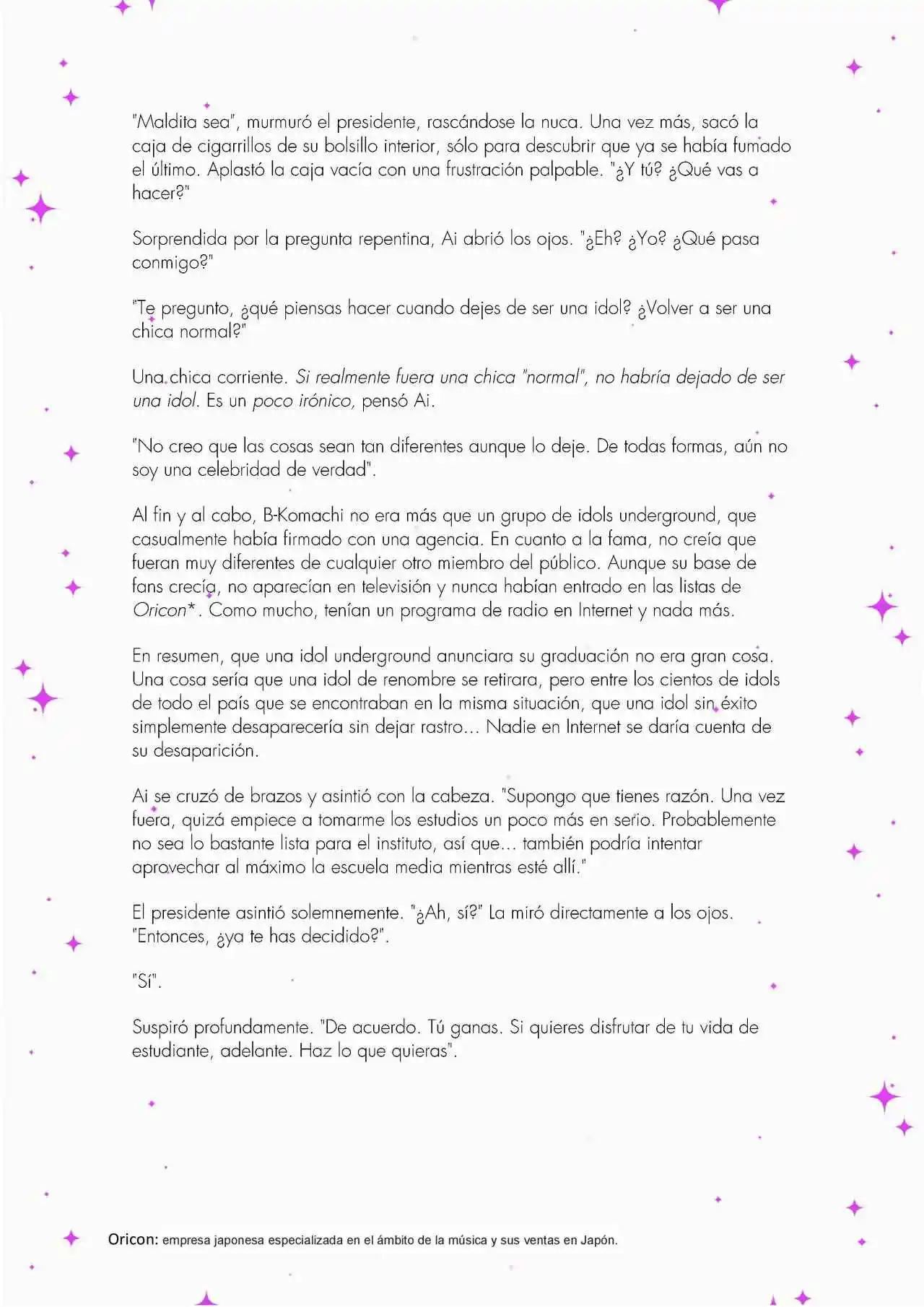 Oshi No Ko: Spica, The First Star (Novela) - Capítulo 1 - Página 13 - LectorTMOo