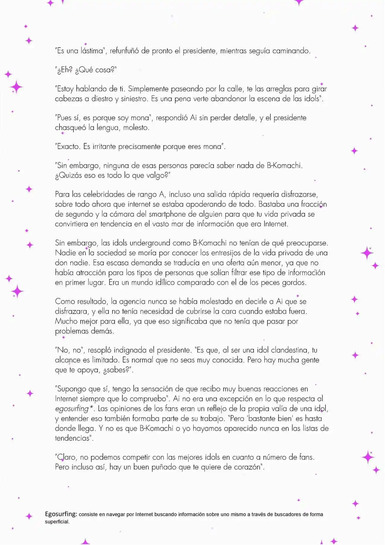 Oshi No Ko: Spica, The First Star (Novela) - Capítulo 1 - Página 17 - LectorTMOo