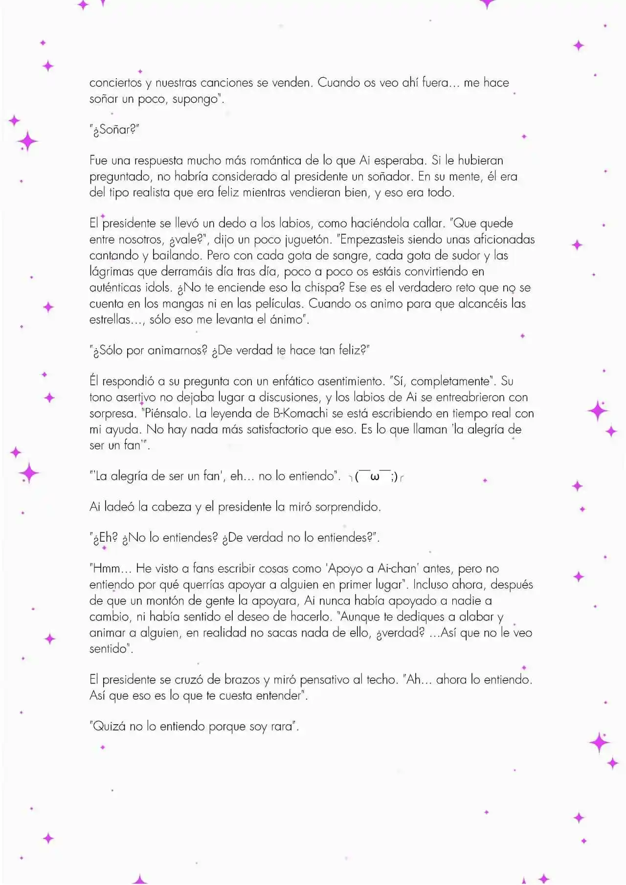 Oshi No Ko: Spica, The First Star (Novela) - Capítulo 1 - Página 34 - LectorTMOo