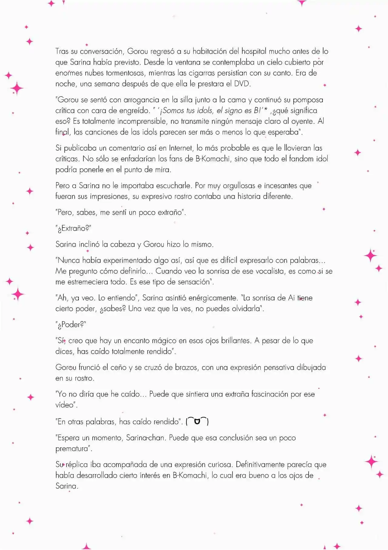 Oshi No Ko: Spica, The First Star (Novela) - Capítulo 2 - Página 17 - LectorTMOo