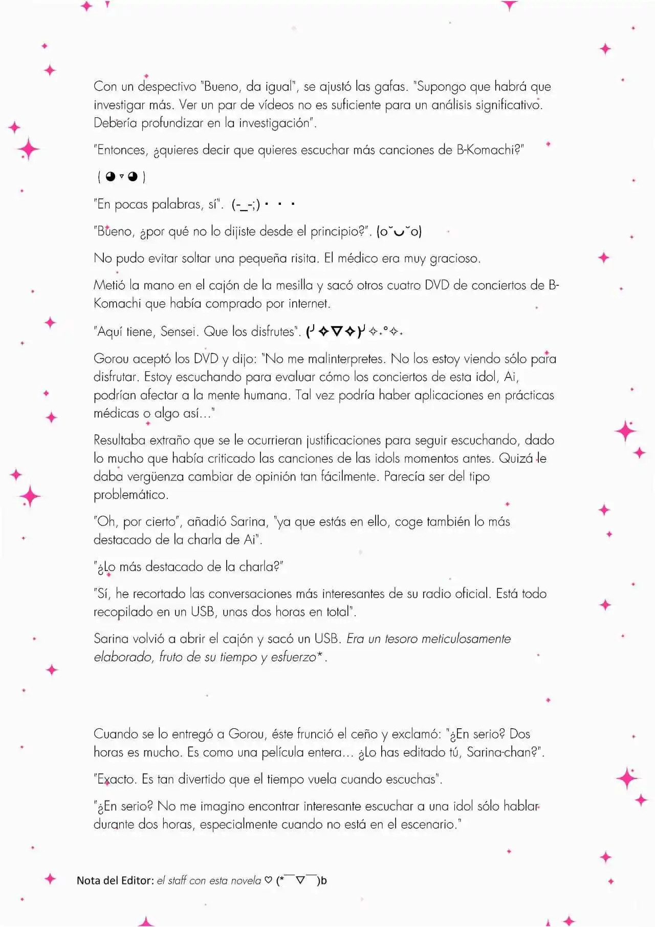 Oshi No Ko: Spica, The First Star (Novela) - Capítulo 2 - Página 18 - LectorTMOo