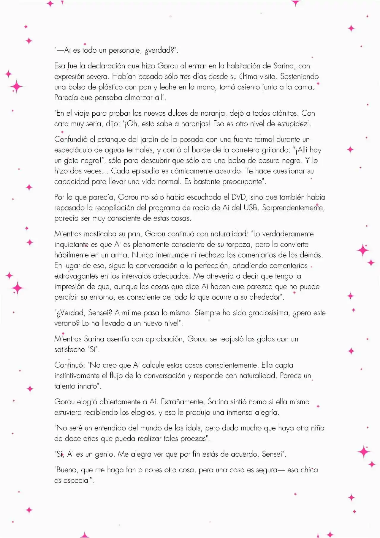 Oshi No Ko: Spica, The First Star (Novela) - Capítulo 2 - Página 20 - LectorTMOo