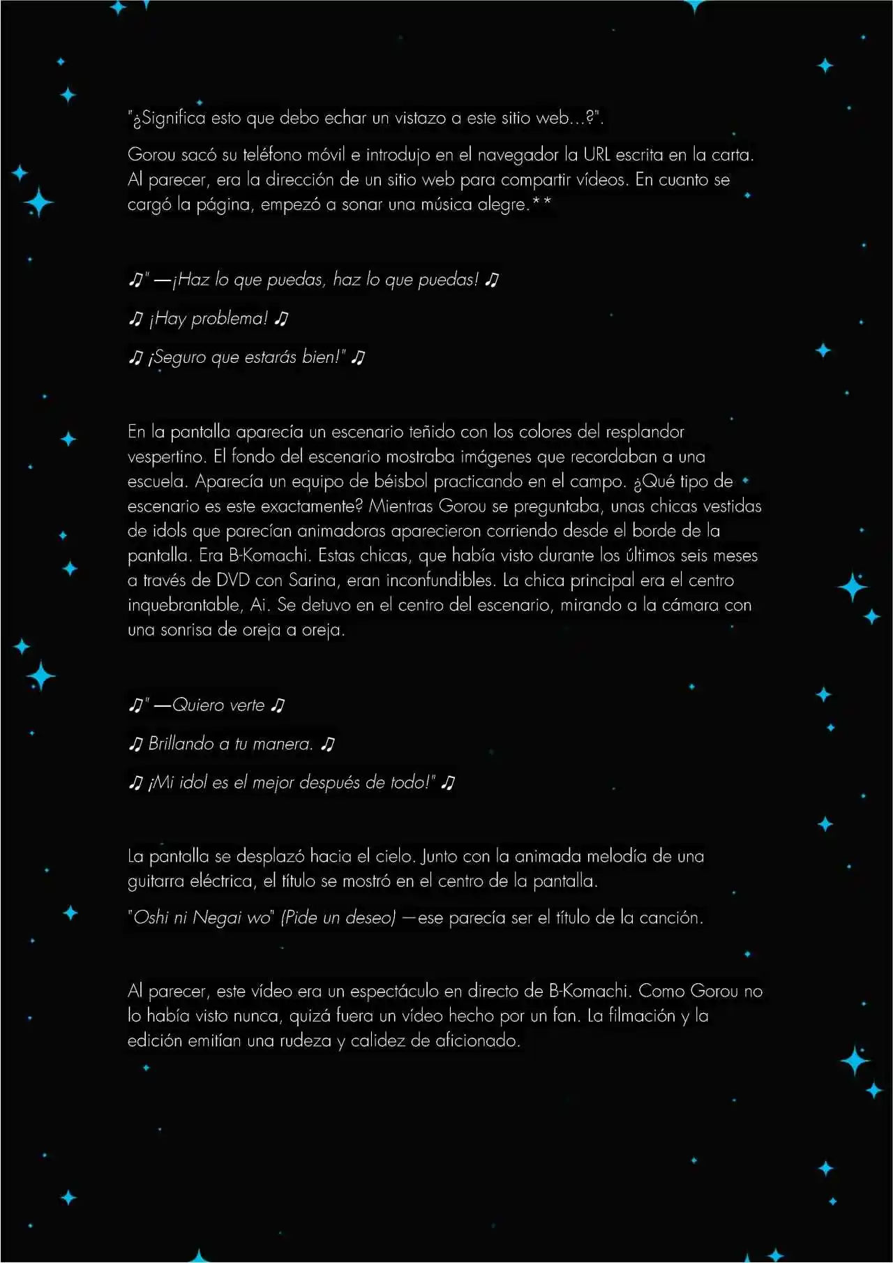 Oshi No Ko: Spica, The First Star (Novela) - Capítulo 3 - Página 31 - LectorTMOo