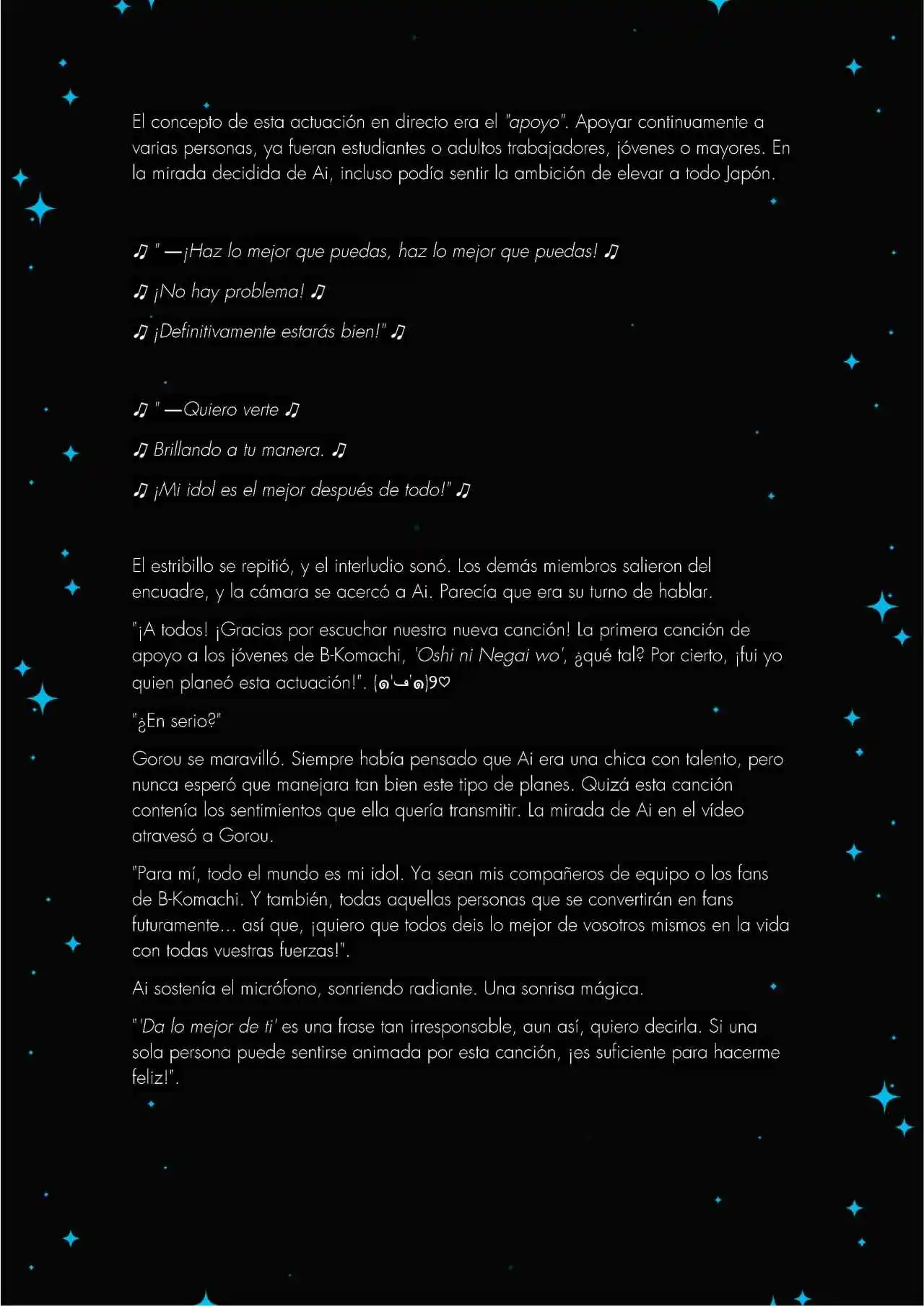 Oshi No Ko: Spica, The First Star (Novela) - Capítulo 3 - Página 33 - LectorTMOo