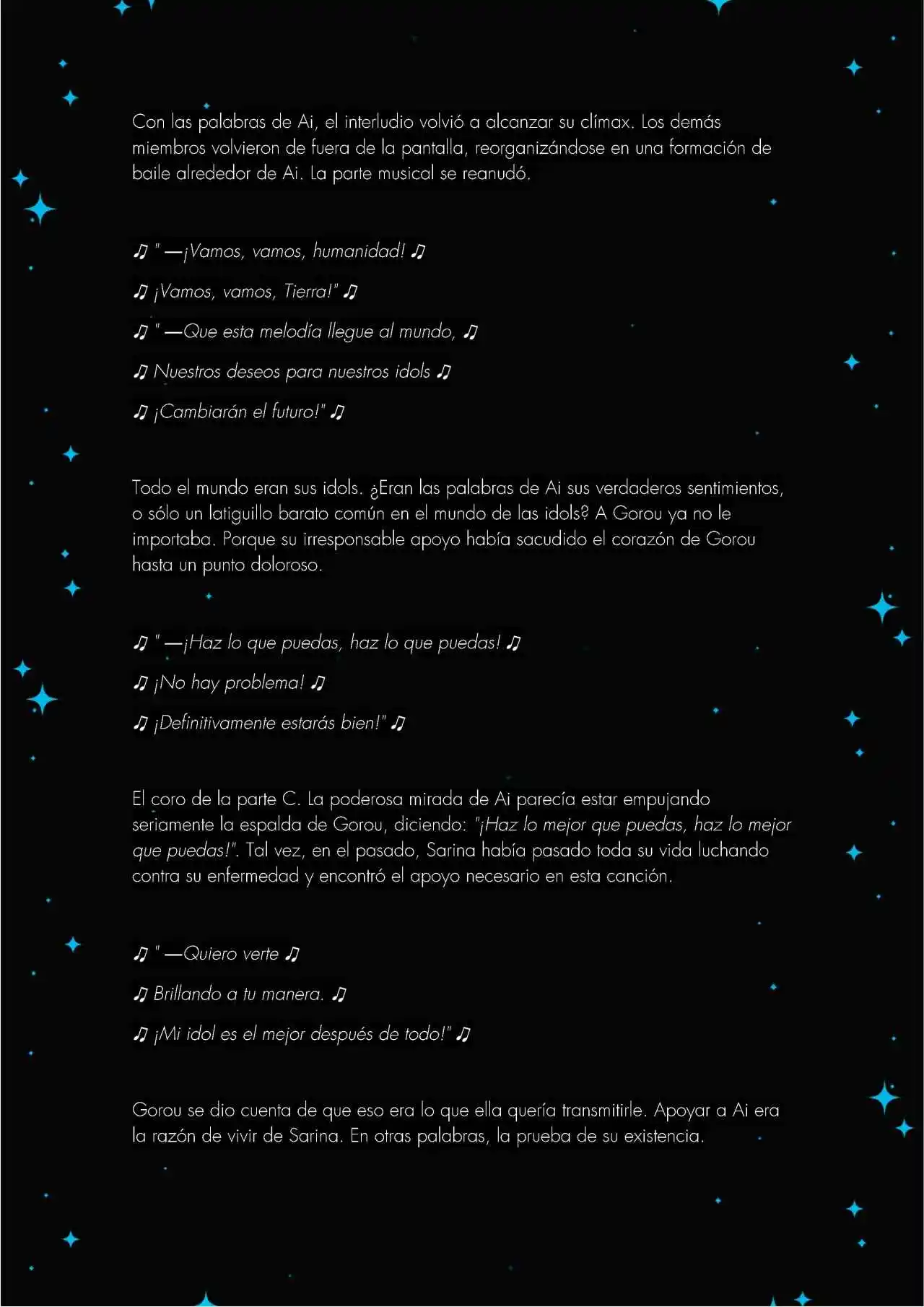 Oshi No Ko: Spica, The First Star (Novela) - Capítulo 3 - Página 34 - LectorTMOo