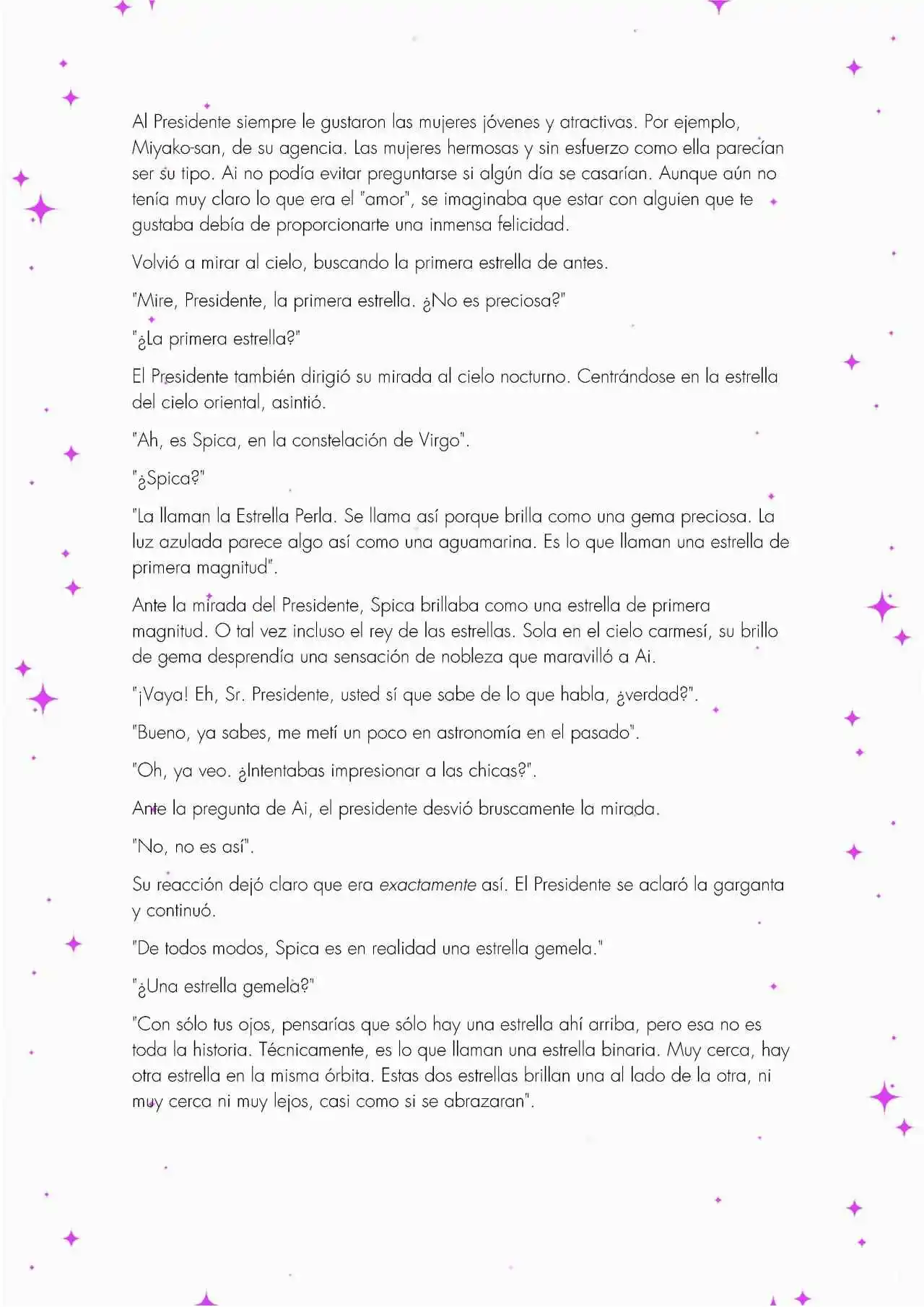 Oshi No Ko: Spica, The First Star (Novela) - Capítulo 4 - Página 8 - LectorTMOo