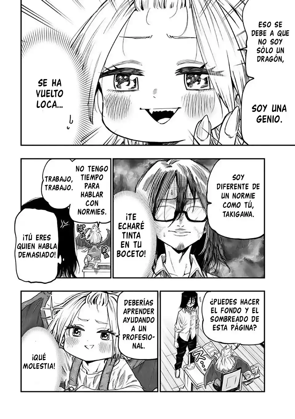 Otaloli Dragon! Bahamuko-sensei - Capítulo 1 - Página 10 - LectorTMOo