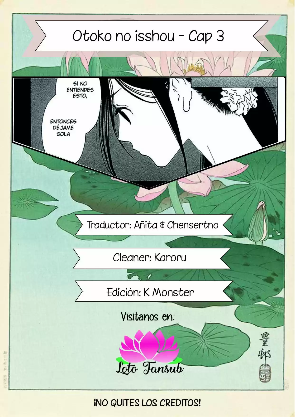 Otoko No Isshou - Capítulo 3 - Página 1 - LectorTMOo