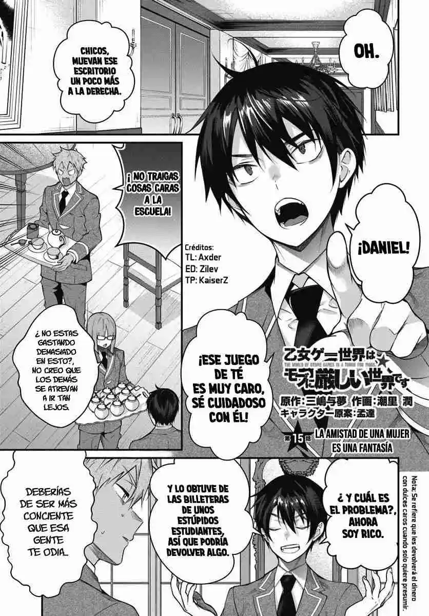 Otomege Sekai Wa Mob Ni Kibishii Sekai Desu - Capítulo 15 - Página 1 - LectorTMOo