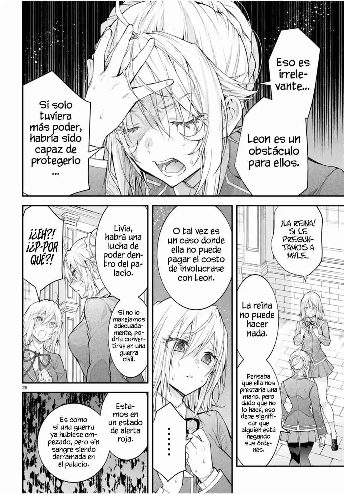 Otomege Sekai Wa Mob Ni Kibishii Sekai Desu - Capítulo 47 - Página 28 - LectorTMOo