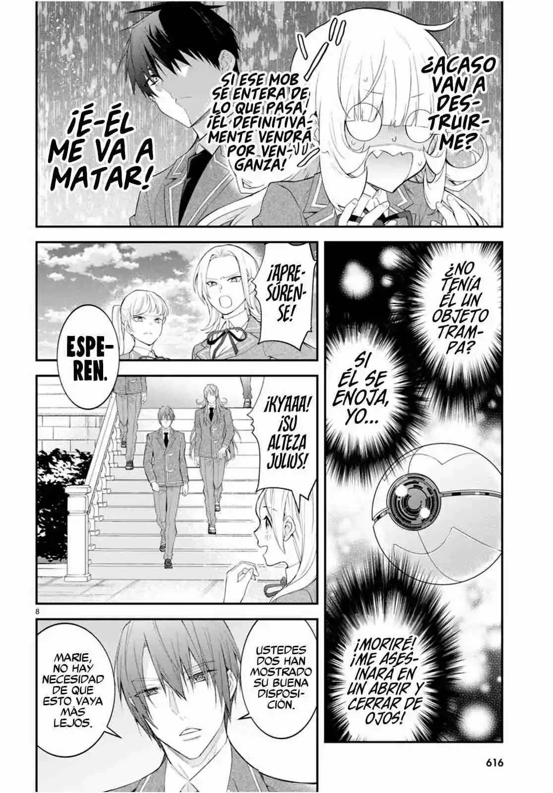 Otomege Sekai Wa Mob Ni Kibishii Sekai Desu - Capítulo 48 - Página 9 - LectorTMOo