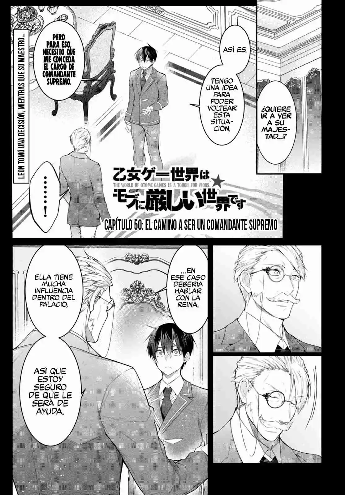 Otomege Sekai Wa Mob Ni Kibishii Sekai Desu - Capítulo 50 - Página 4 - LectorTMOo