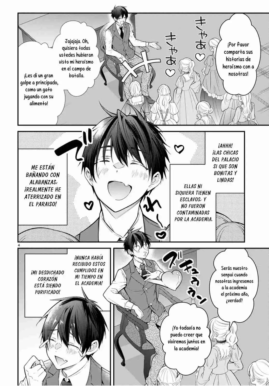 Otomege Sekai Wa Mob Ni Kibishii Sekai Desu - Capítulo 64 - Página 4 - LectorTMOo