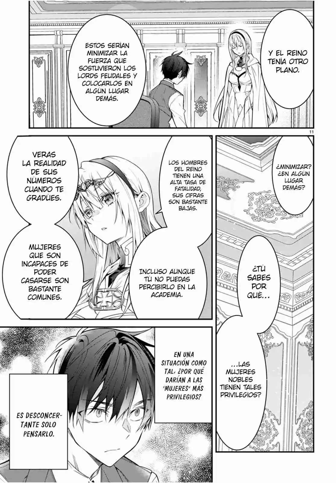 Otomege Sekai Wa Mob Ni Kibishii Sekai Desu - Capítulo 64 - Página 11 - LectorTMOo