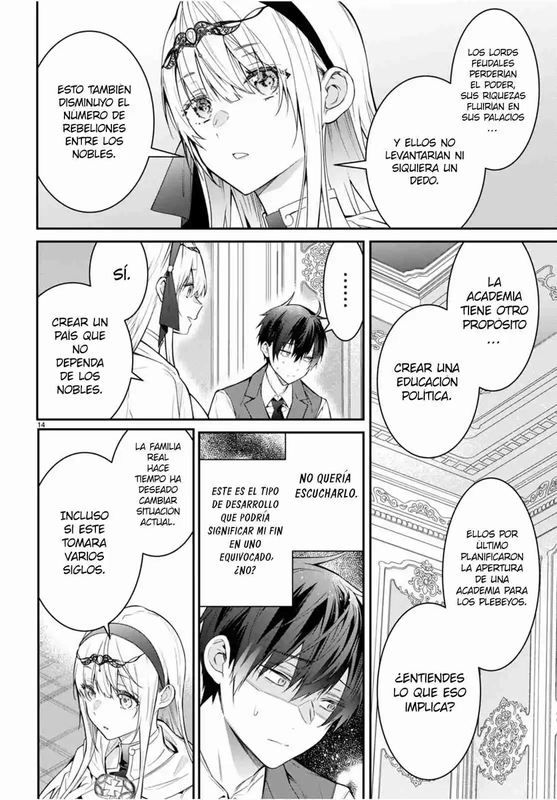 Otomege Sekai Wa Mob Ni Kibishii Sekai Desu - Capítulo 64 - Página 14 - LectorTMOo