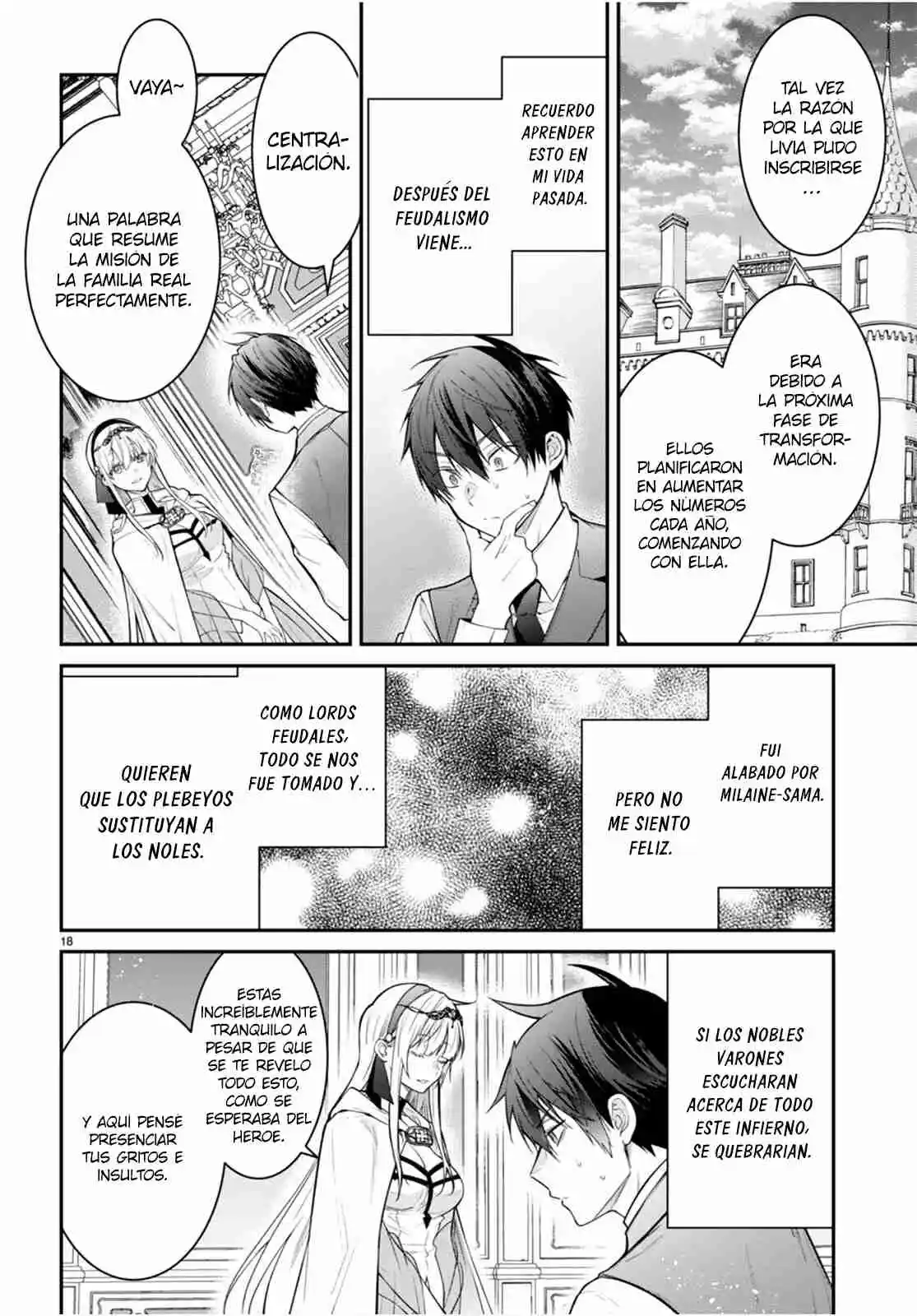 Otomege Sekai Wa Mob Ni Kibishii Sekai Desu - Capítulo 64 - Página 18 - LectorTMOo