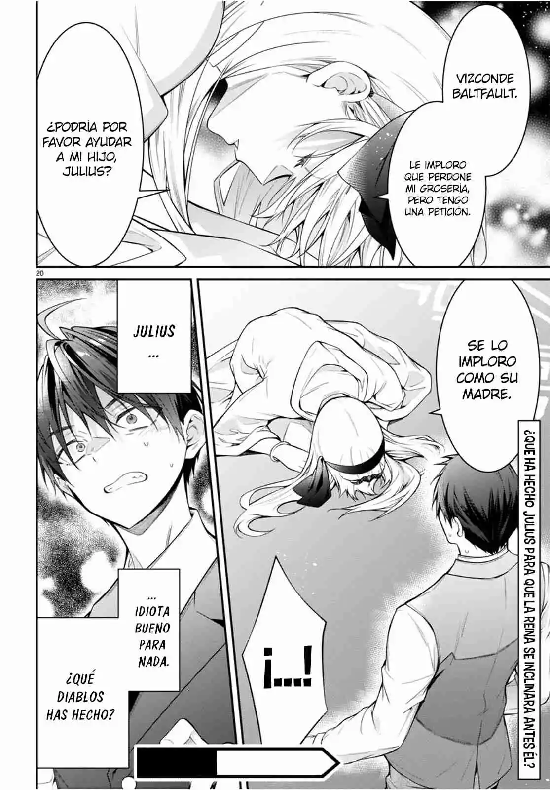 Otomege Sekai Wa Mob Ni Kibishii Sekai Desu - Capítulo 64 - Página 20 - LectorTMOo