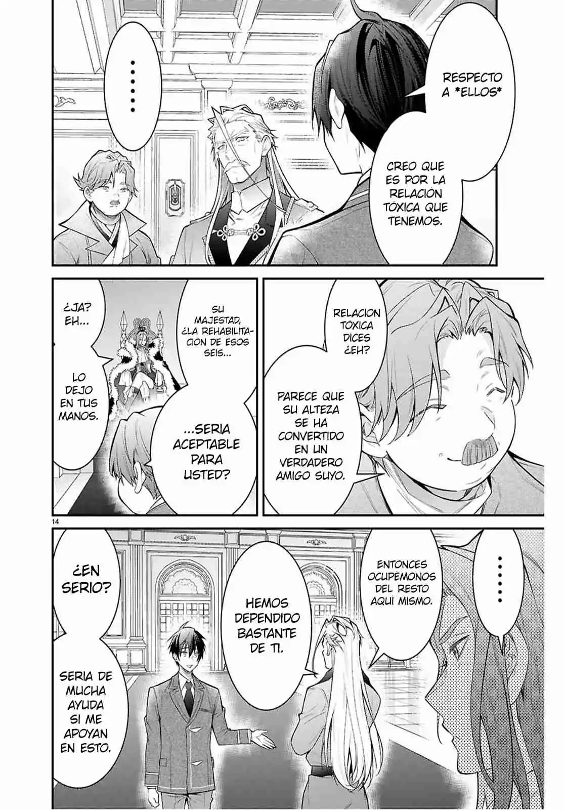 Otomege Sekai Wa Mob Ni Kibishii Sekai Desu - Capítulo 65 - Página 14 - LectorTMOo