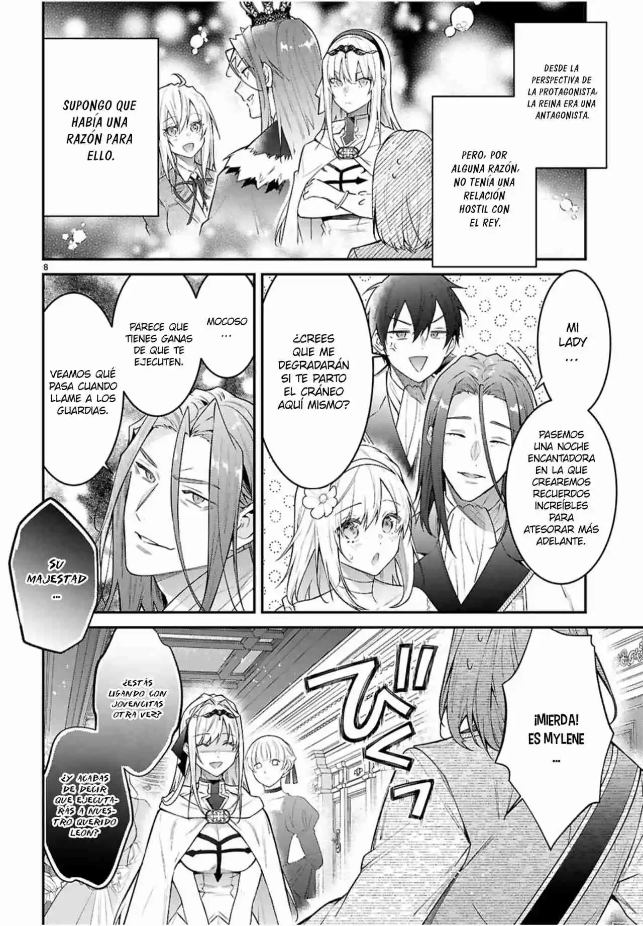 Otomege Sekai Wa Mob Ni Kibishii Sekai Desu - Capítulo 67 - Página 8 - LectorTMOo