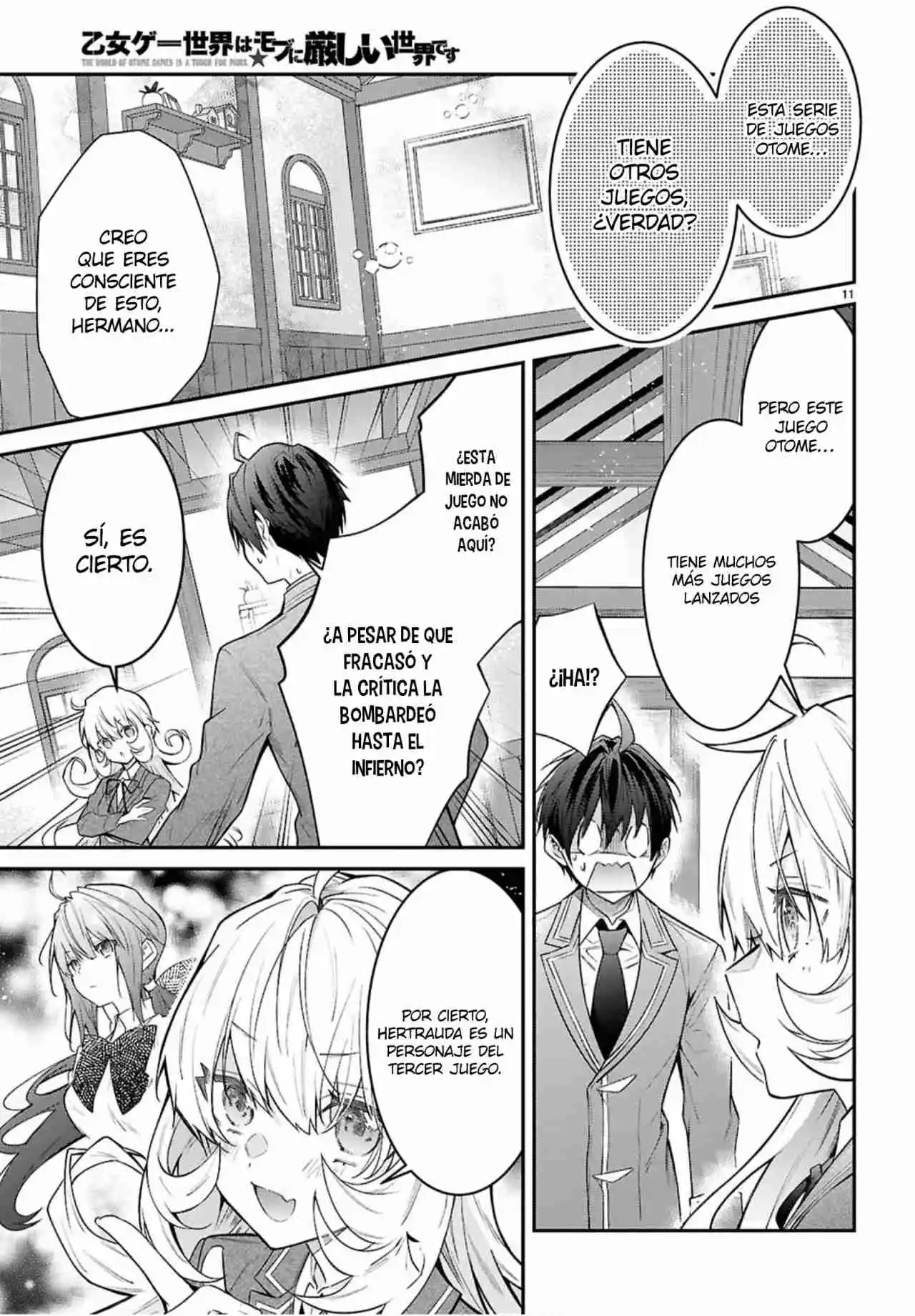 Otomege Sekai Wa Mob Ni Kibishii Sekai Desu - Capítulo 67 - Página 11 - LectorTMOo