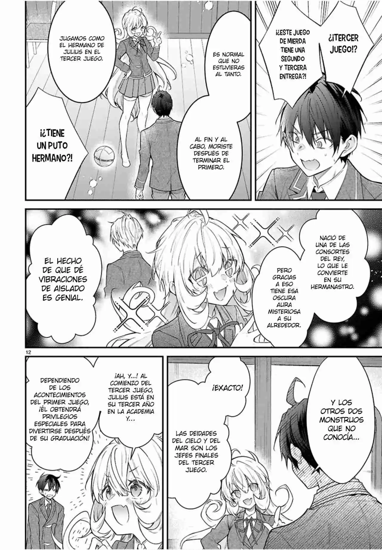 Otomege Sekai Wa Mob Ni Kibishii Sekai Desu - Capítulo 67 - Página 12 - LectorTMOo
