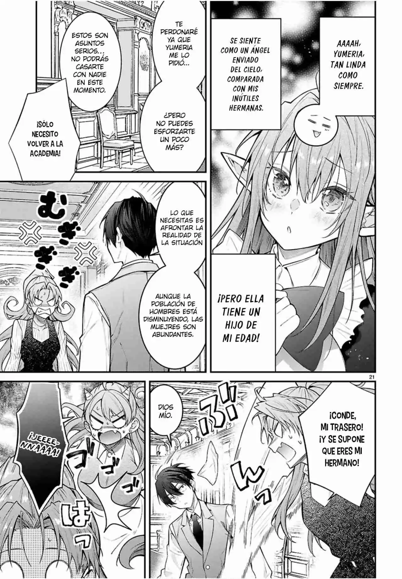 Otomege Sekai Wa Mob Ni Kibishii Sekai Desu - Capítulo 67 - Página 21 - LectorTMOo