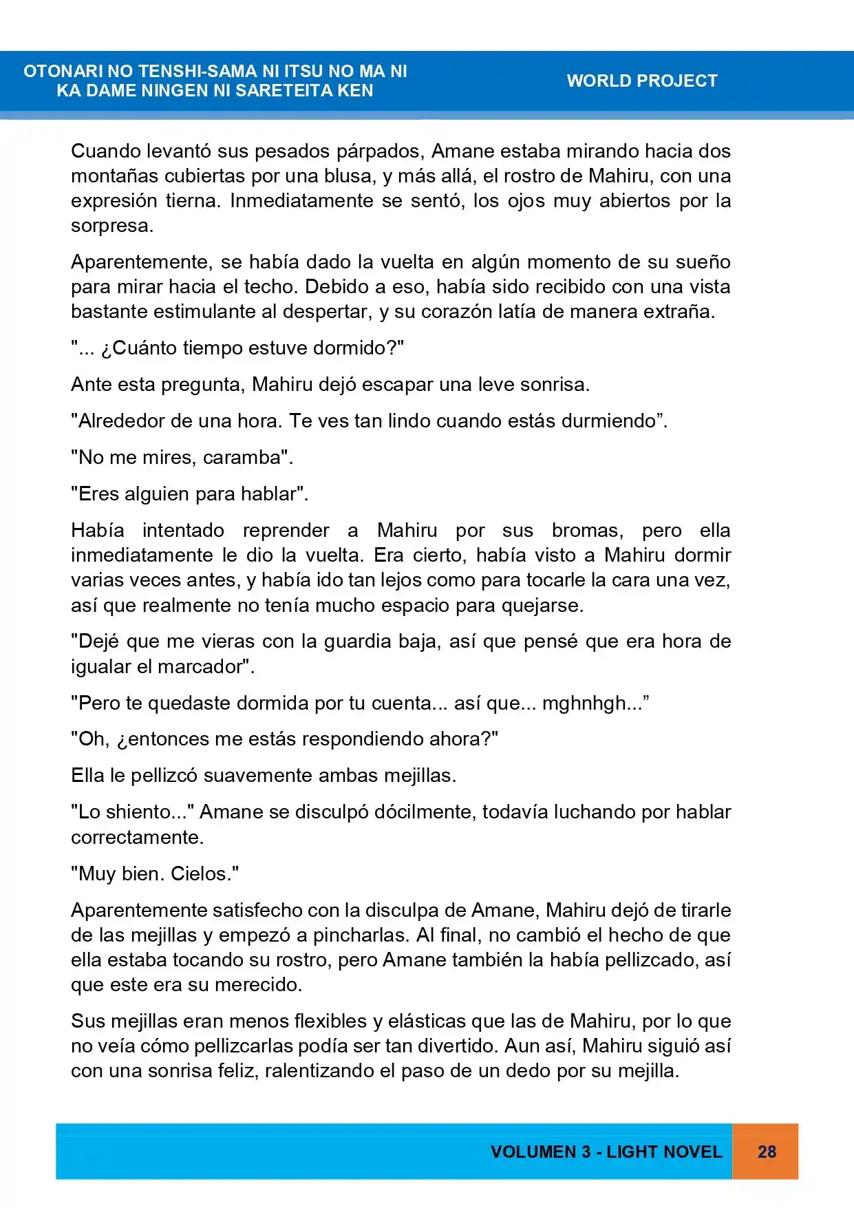 Otonari No Tenshi-sama Ni Itsu No Ma Ni Ka Dame Ningen Ni Sareteita Ken (Novela) - Capítulo 29 - Página 28 - LectorTMOo