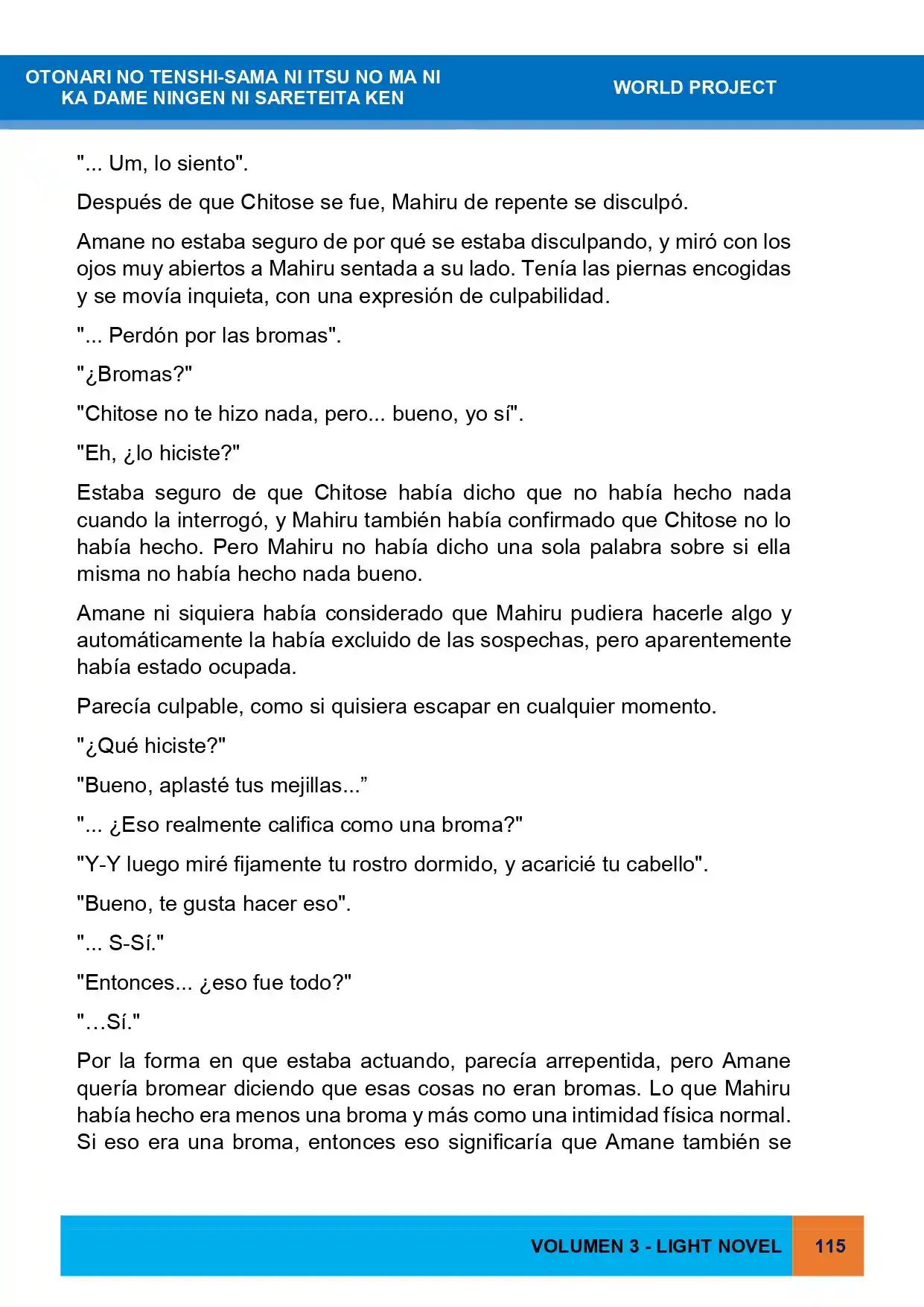 Otonari No Tenshi-sama Ni Itsu No Ma Ni Ka Dame Ningen Ni Sareteita Ken (Novela) - Capítulo 36 - Página 9 - LectorTMOo