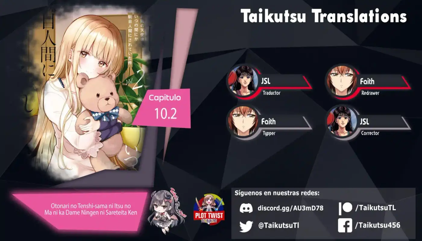 Otonari No Tenshi-sama Ni Itsu No Ma Ni Ka Dame Ningen Ni Sareteita Ken - Capítulo 10.20 - Página 1 - LectorTMOo