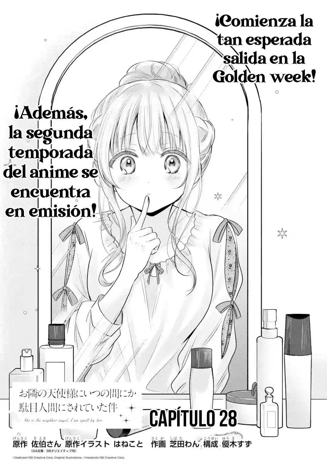 Otonari No Tenshi-sama Ni Itsu No Ma Ni Ka Dame Ningen Ni Sareteita Ken - Capítulo 28 - Página 2 - LectorTMOo