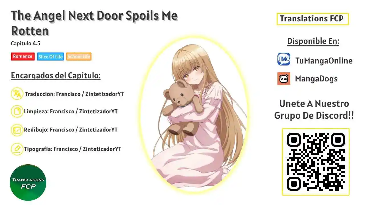 Otonari No Tenshi-sama Ni Itsu No Ma Ni Ka Dame Ningen Ni Sareteita Ken - Capítulo 4.50 - Página 1 - LectorTMOo