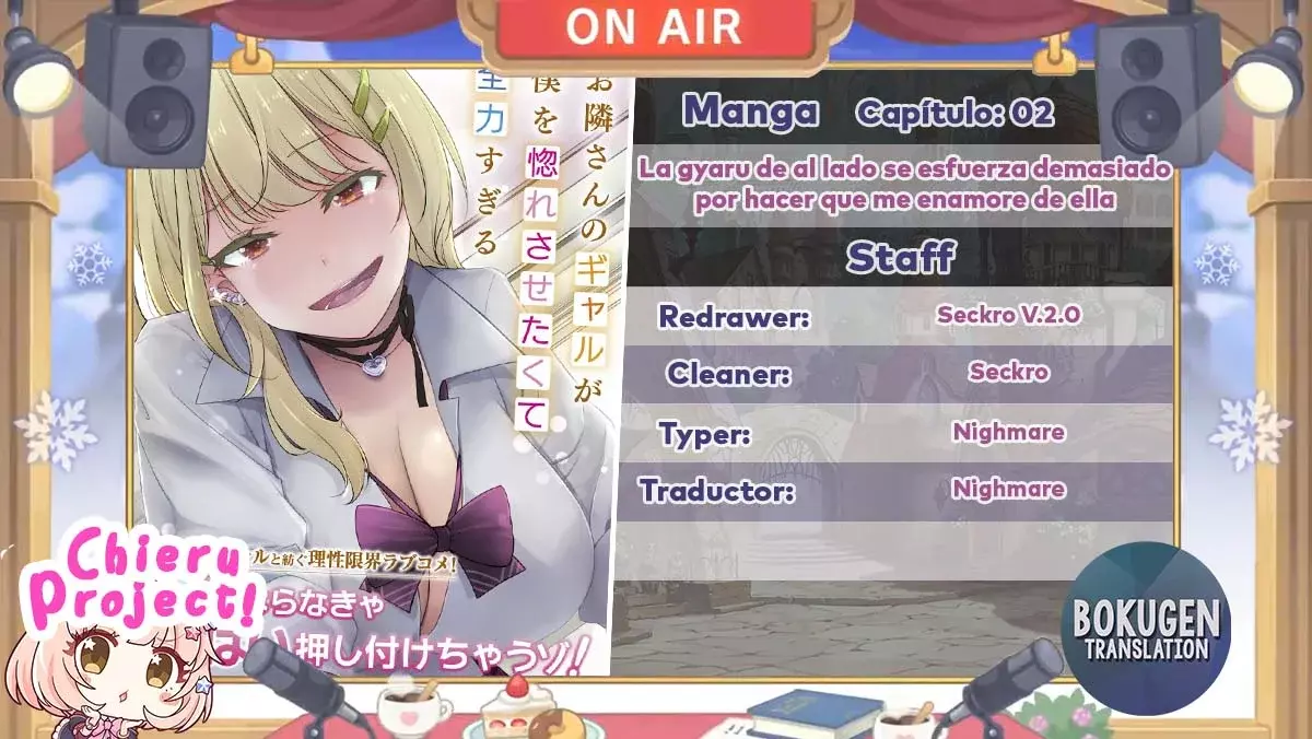 Otonari-san No Gyaru Ga Boku O Hore Sasetakute Zenryoku Sugiru - Capítulo 2 - Página 1 - LectorTMOo