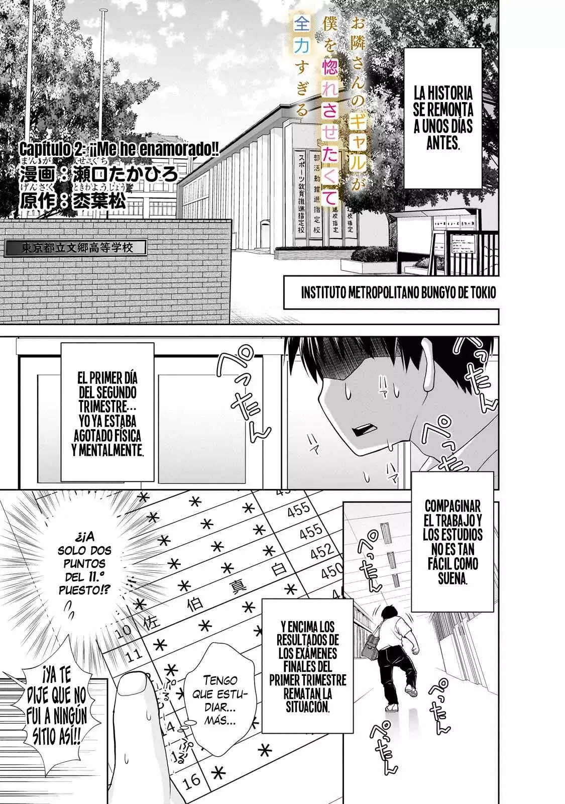 Otonari-san No Gyaru Ga Boku O Hore Sasetakute Zenryoku Sugiru - Capítulo 2 - Página 2 - LectorTMOo