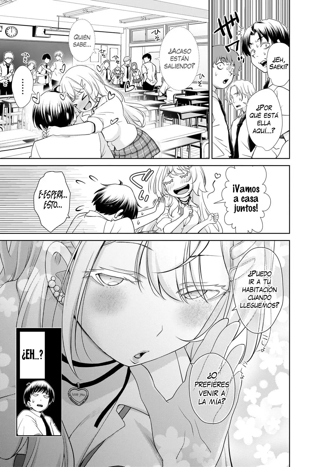 Otonari-san No Gyaru Ga Boku O Hore Sasetakute Zenryoku Sugiru - Capítulo 3 - Página 12 - LectorTMOo